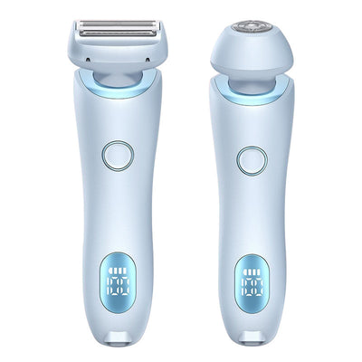 2-in-1 Hair Removal Epilator in Use on Legs for Smooth Skin - WEVOR