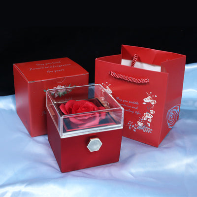 Valentine's Day Gift Box for Women - Rotating Soap Flower - WEVOR