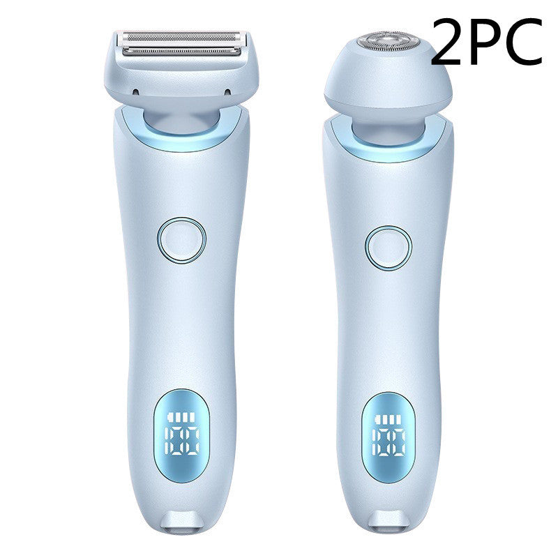 2-in-1 Hair Removal Epilator and Trimmer for Women - USB Rechargeable Body Shaver - WEVOR