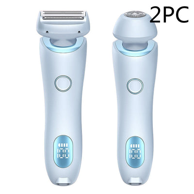 2-in-1 Hair Removal Epilator and Trimmer for Women - USB Rechargeable Body Shaver - WEVOR