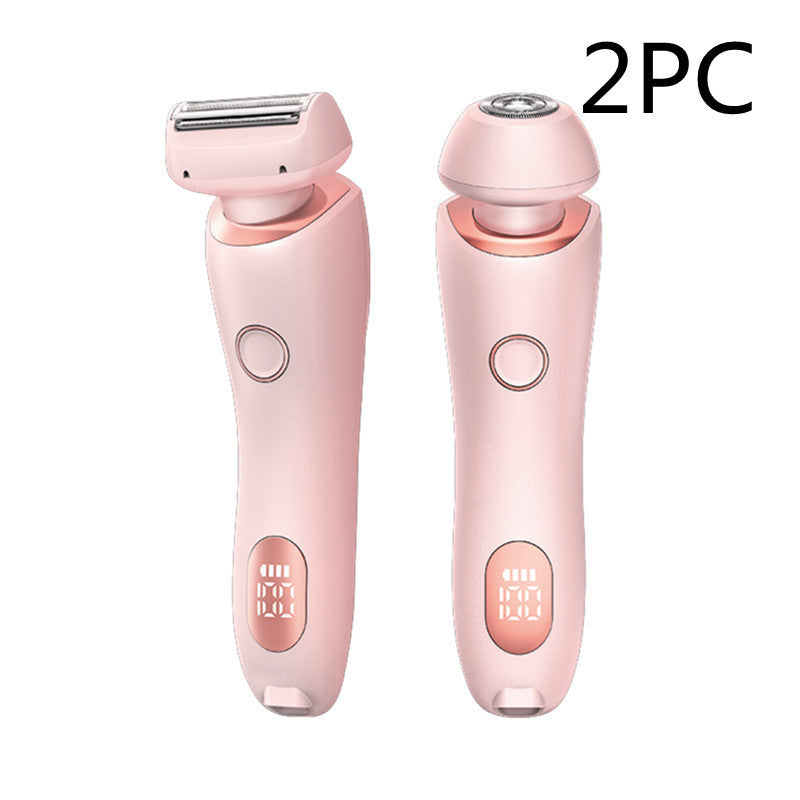 2-in-1 Hair Removal Epilator in Use on Legs for Smooth Skin - WEVOR