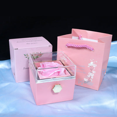 Valentine's Day Gift Box for Women - Rotating Soap Flower - WEVOR